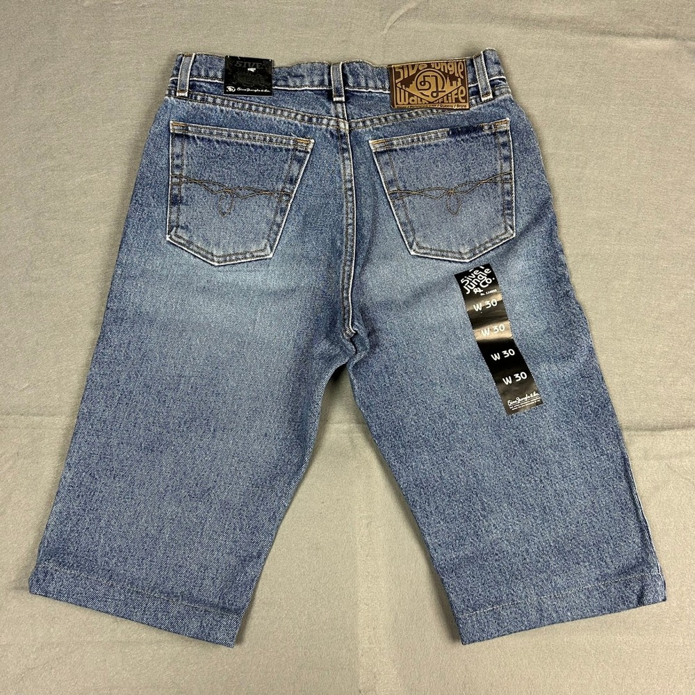 5ive Jungle & Co Denim Shorts Relaxed Fit Mens 30 Blue NWT - Picture 10 of 10